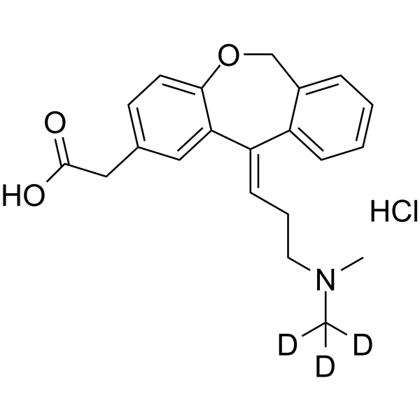 Olopatadine-d<sub>3</sub> hydrochloride Chemical Structure
