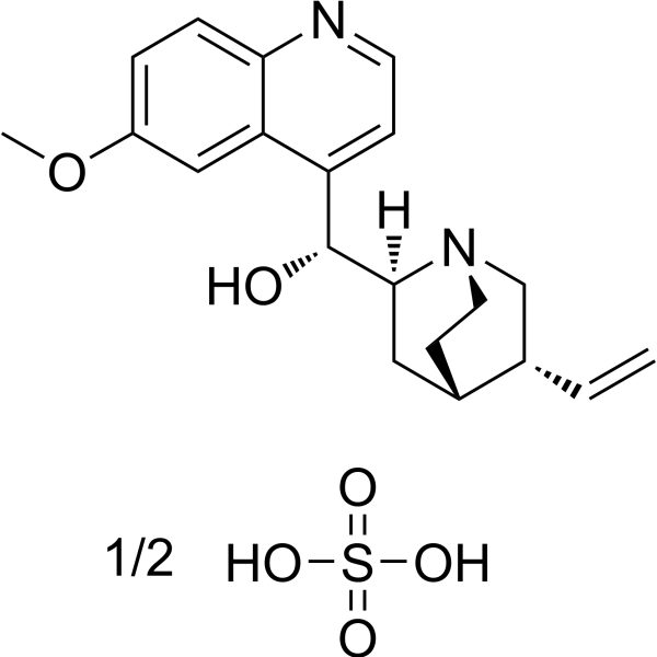 Quinine hemisulfate Chemical Structure