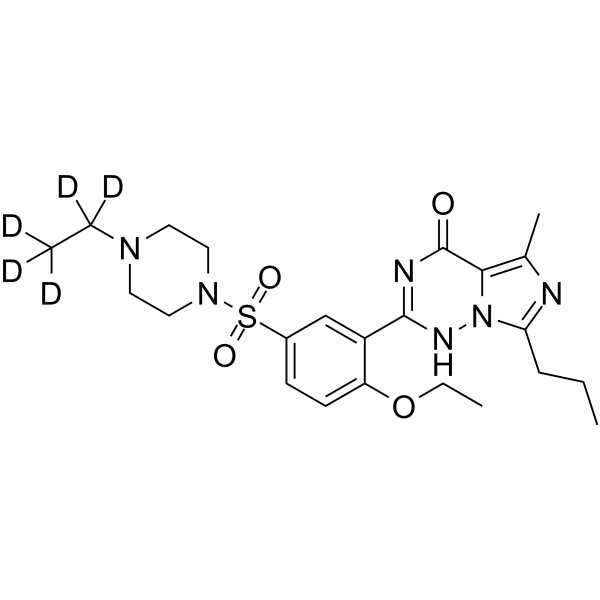 Vardenafil-d<sub>5</sub> Chemical Structure