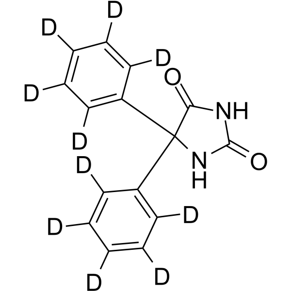 Phenytoin-d<sub>10</sub> Chemical Structure