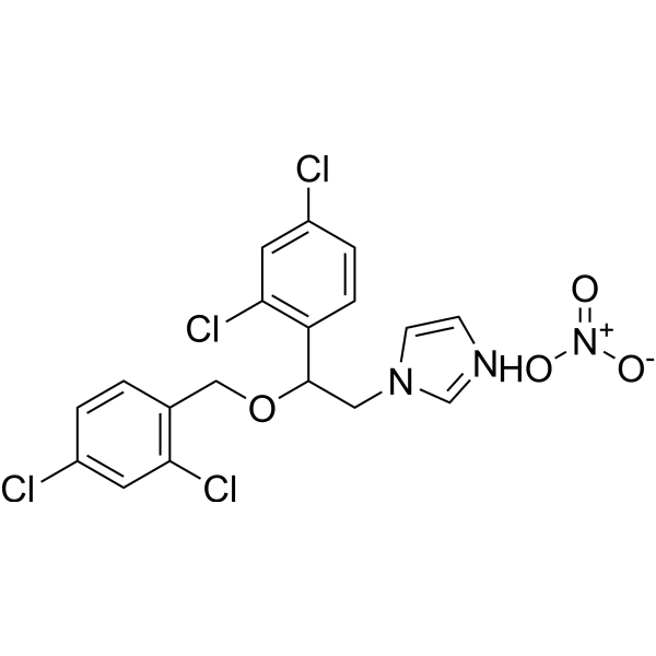 Miconazole nitrate (Standard) Chemical Structure