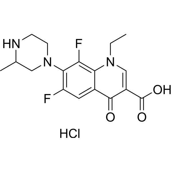 <em>Lomefloxacin</em> hydrochloride