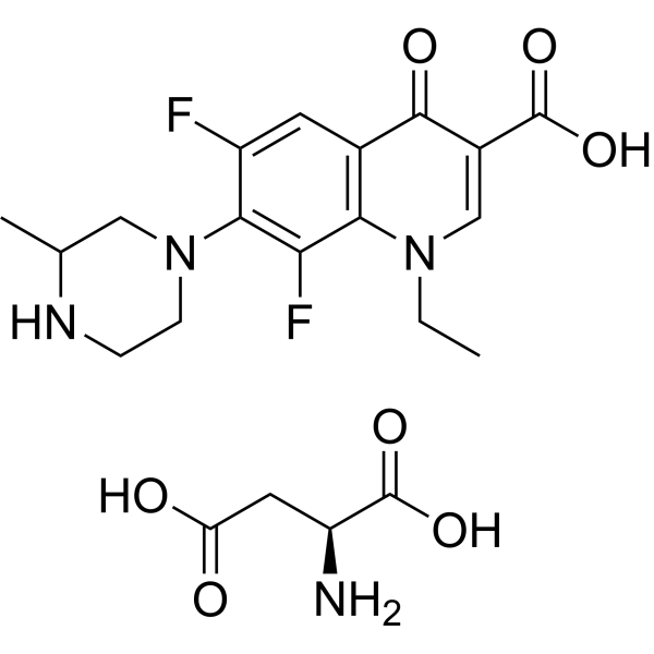 <em>Lomefloxacin</em> (aspartate)