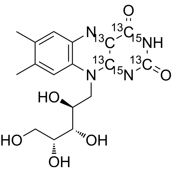 Riboflavin-<em>13</em>C4,15N2