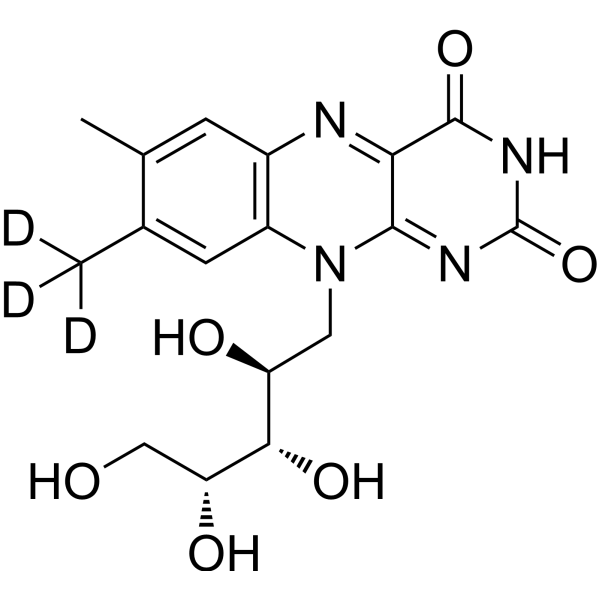 Riboflavin-d<sub>3</sub> Chemical Structure
