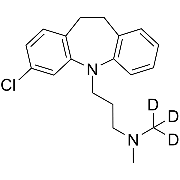 Clomipramine-d<sub>3</sub> Chemical Structure