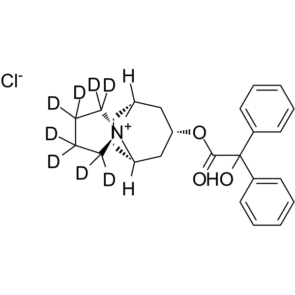 Trospium-d<sub>8</sub> chloride Chemical Structure