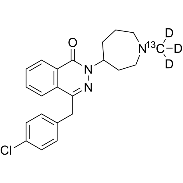 Azelastine-<sup>13</sup>C,d<sub>3</sub> Chemical Structure