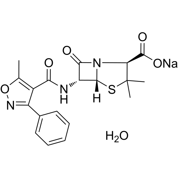 Oxacillin sodium monohydrate Chemical Structure