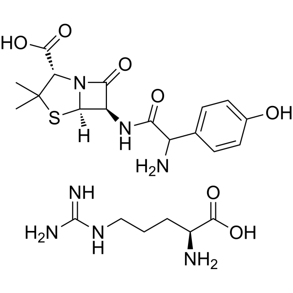 Amoxicillin arginine Chemical Structure