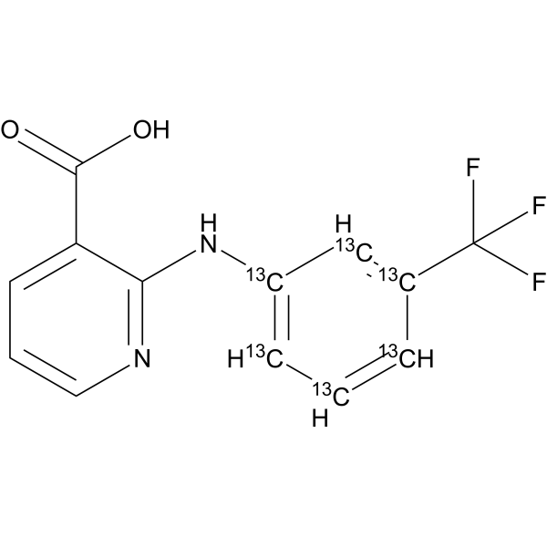 <em>Niflumic</em> acid-13C6