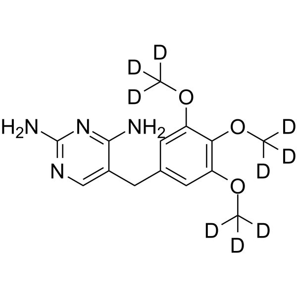 Trimethoprim-d<sub>9</sub> Chemical Structure
