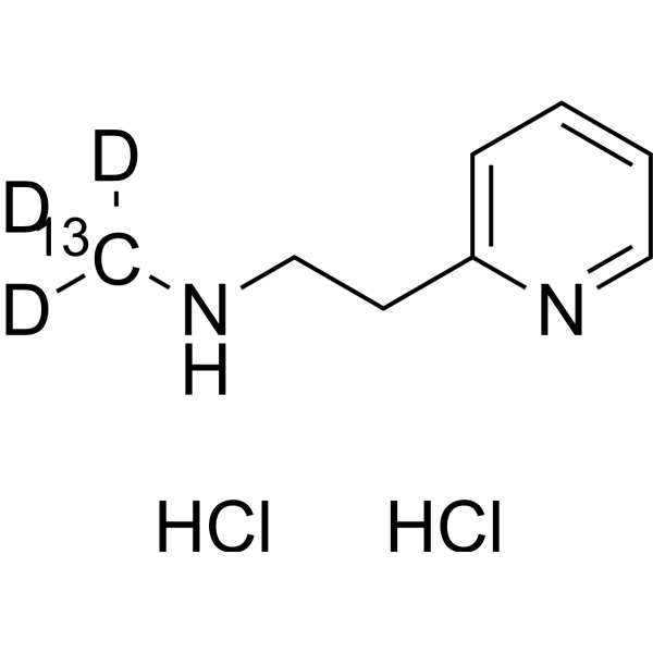 Betahistine-<sup>13</sup>C,d<sub>3</sub> dihydrochloride Chemical Structure