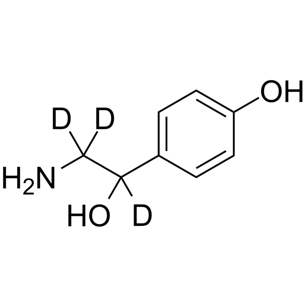 Octopamine-d<sub>3</sub> Chemical Structure