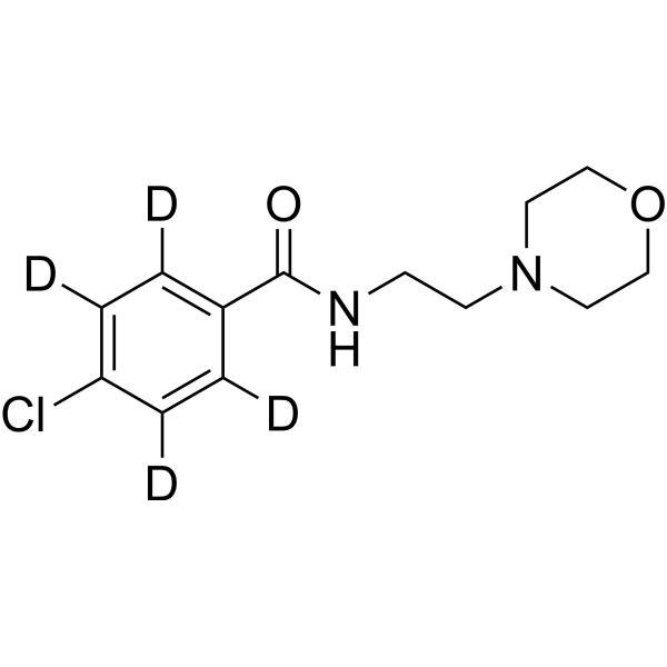Moclobemide-d<sub>4</sub> Chemical Structure