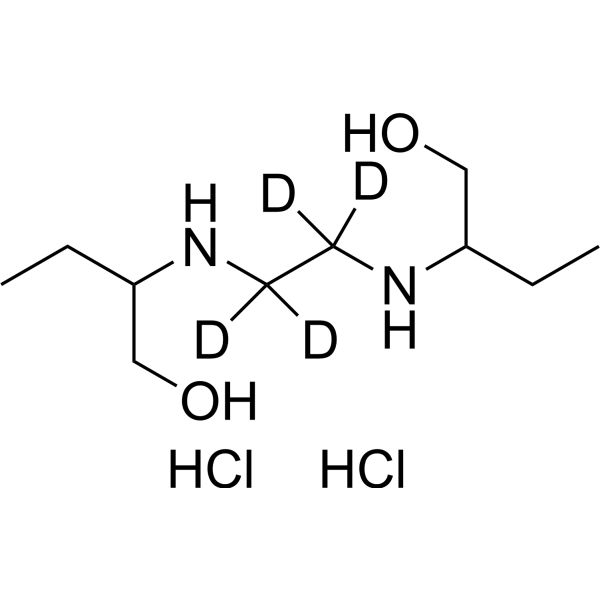 Ethambutol-d<sub>4</sub> dihydrochloride Chemical Structure