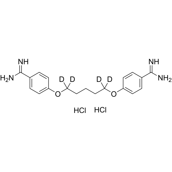 Pentamidine-d<sub>4</sub> dihydrochloride Chemical Structure