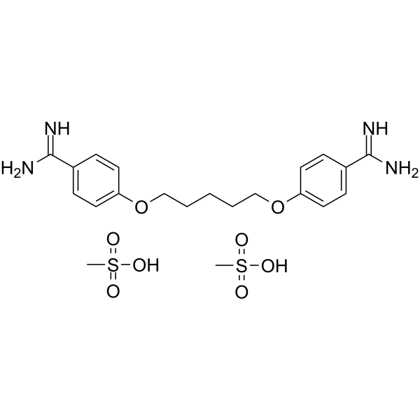 Pentamidine dimesylate Chemical Structure
