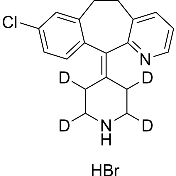 Desloratadine-d<sub>4</sub> hydrobromide Chemical Structure