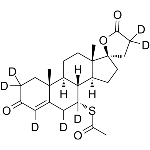 Spironolactone-d<sub>7</sub> Chemical Structure