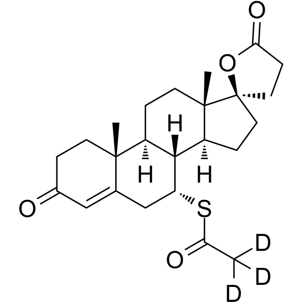 Spironolactone-d<sub>3</sub> Chemical Structure