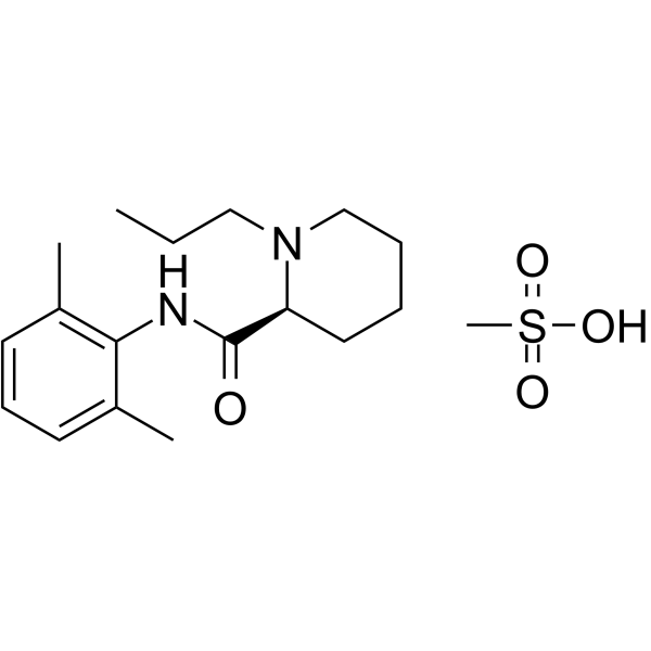 Ropivacaine mesylate Chemical Structure