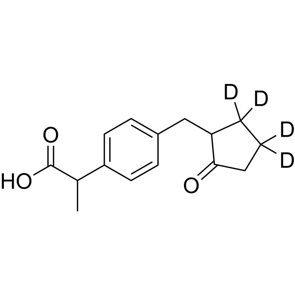 Loxoprofen-d<sub>4</sub> Chemical Structure