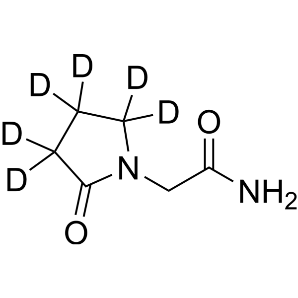 Piracetam-d<sub>6</sub> Chemical Structure