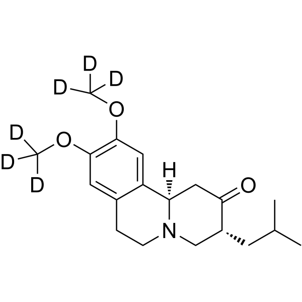 Tetrabenazine-d<sub>6</sub> Chemical Structure