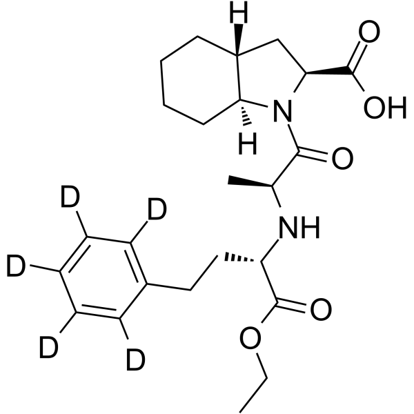 Trandolapril-d<sub>5</sub> Chemical Structure