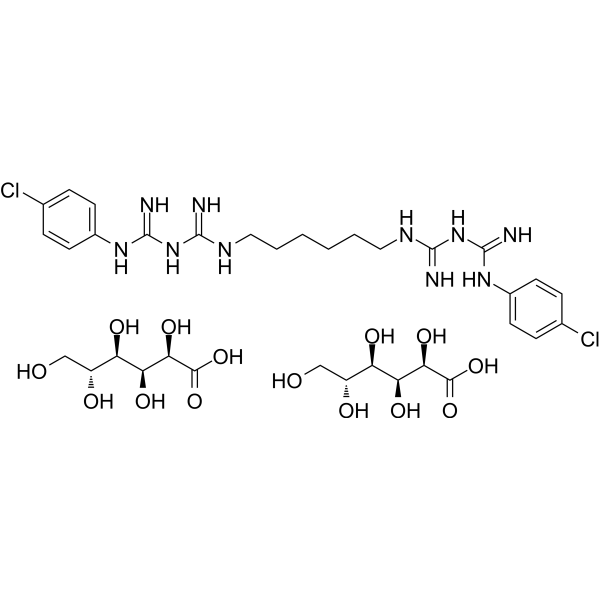 Chlorhexidine (digluconate) Chemical Structure