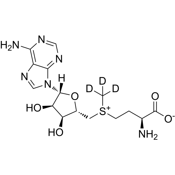 S-Adenosyl-L-methionine-d<sub>3</sub> Chemical Structure