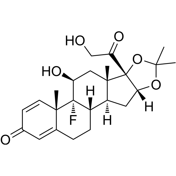 Triamcinolone acetonide (Standard) Chemical Structure