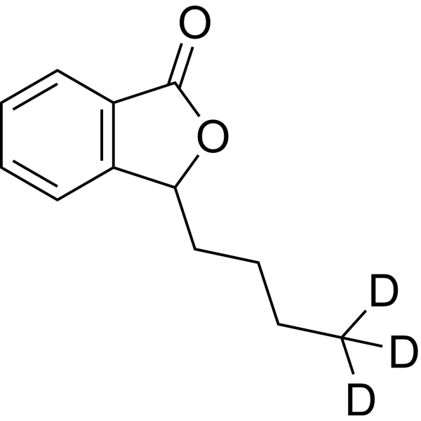 Butylphthalide-d<sub>3</sub> Chemical Structure