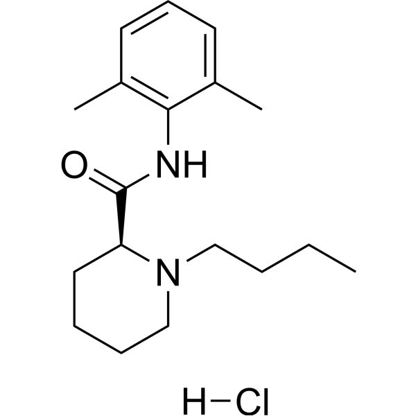 Levobupivacaine hydrochloride Chemical Structure