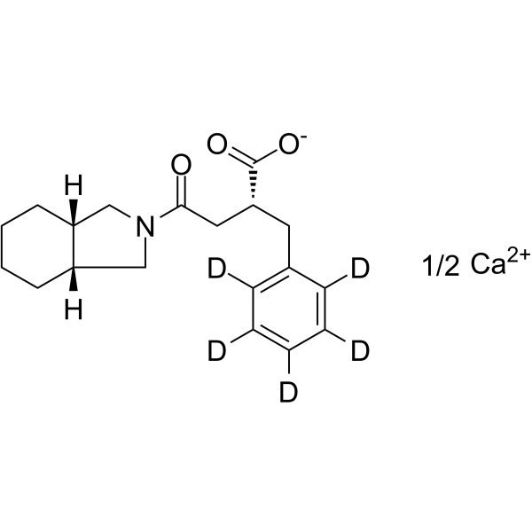 (2R)-Mitiglinide-d<sub>5</sub> calcium Chemical Structure