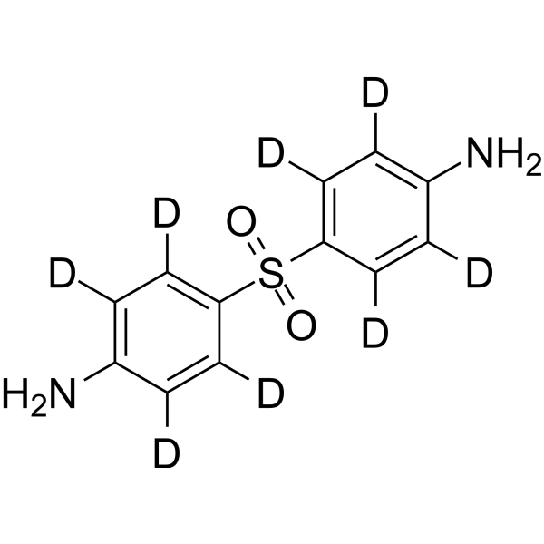 Dapsone-d<sub>8</sub> Chemical Structure
