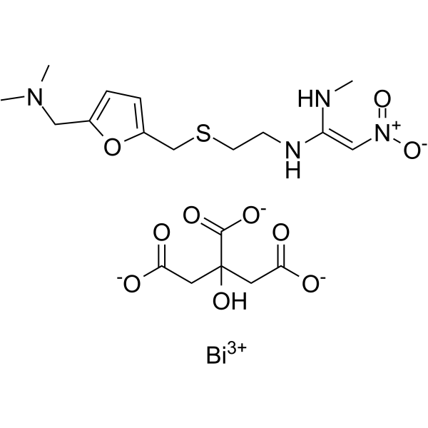 Ranitidine bismuth citrate Chemical Structure