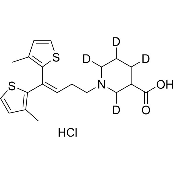 Tiagabine-d<em>4</em> hydrochloride