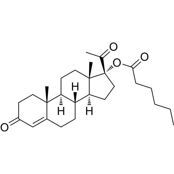 Hydroxyprogesterone caproate (Standard) Chemical Structure