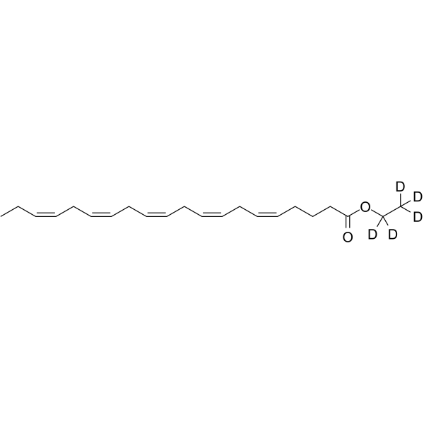 Eicosapentaenoic acid ethyl ester-d<sub>5</sub> Chemical Structure