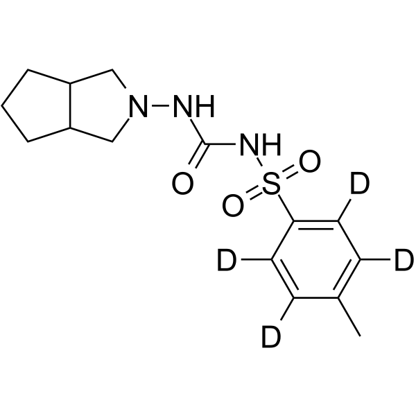 Gliclazide-d<sub>4</sub> Chemical Structure