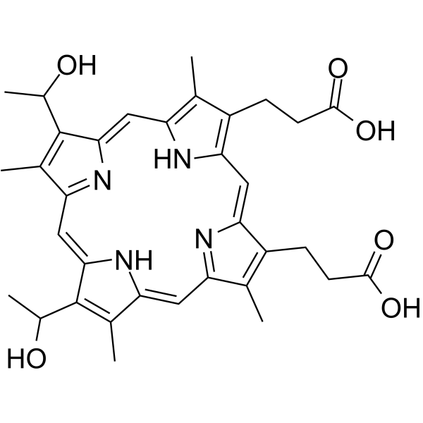 Hematoporphyrin Chemical Structure