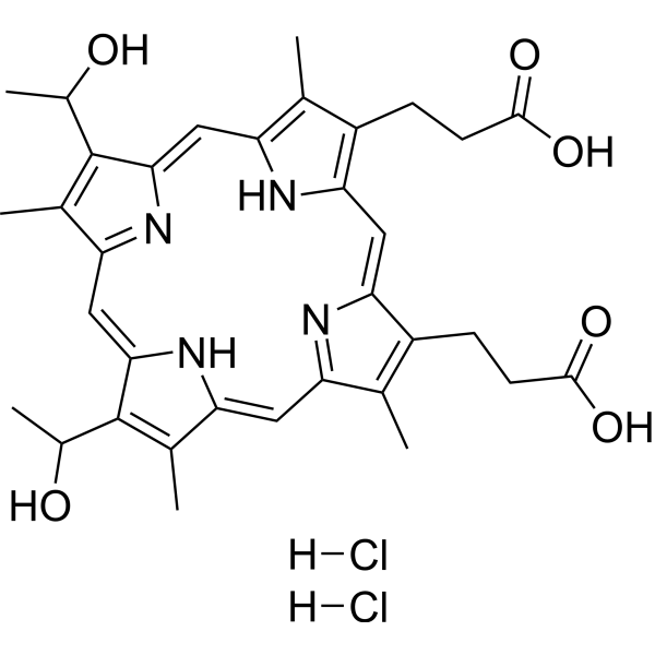 <em>Hematoporphyrin</em> dihydrochloride