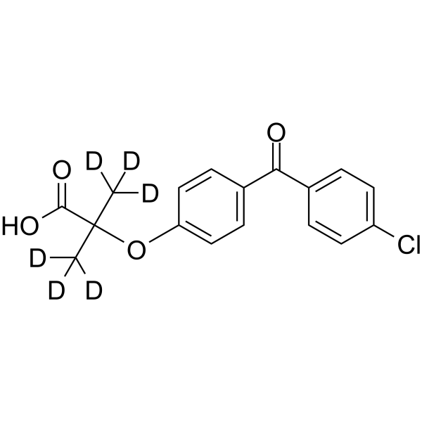 Fenofibric acid-<em>d</em>6