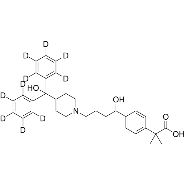Fexofenadine-d<sub>10</sub> Chemical Structure