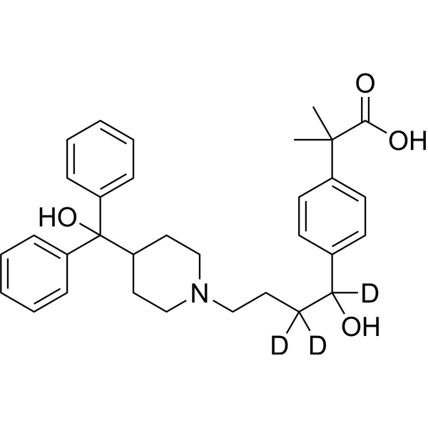 Fexofenadine-d<sub>3</sub>-1 Chemical Structure