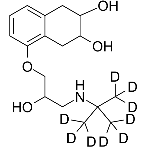 Nadolol-d<sub>9</sub> Chemical Structure
