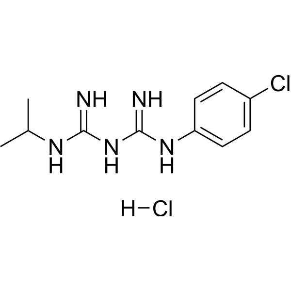 Proguanil hydrochloride Chemical Structure