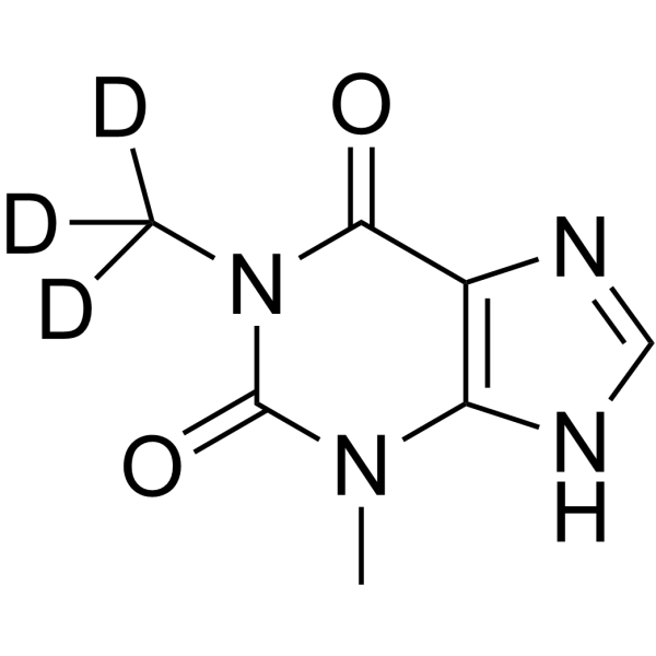 Theophylline-d<sub>3</sub> Chemical Structure